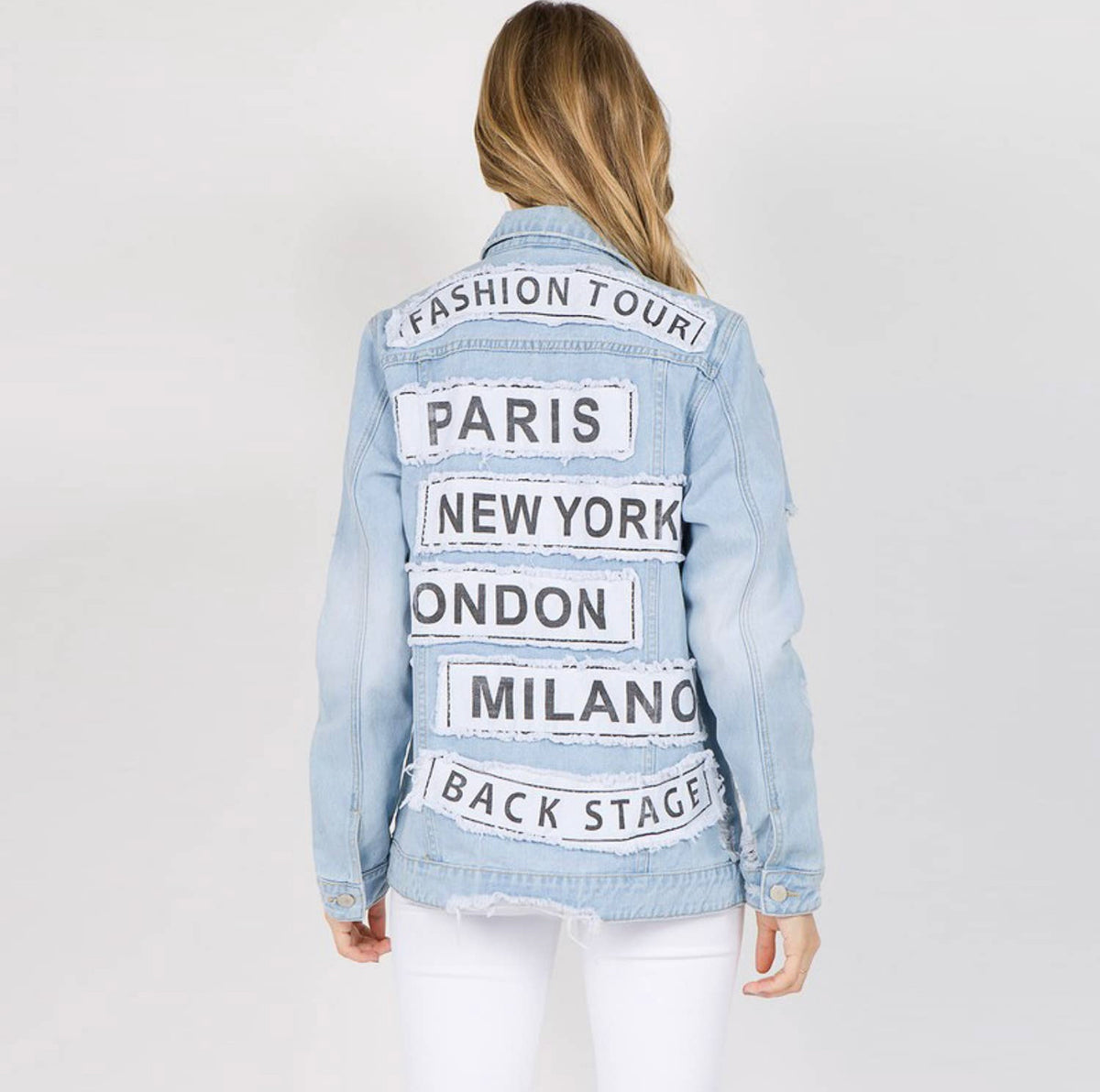 Fashion tour deals denim jacket