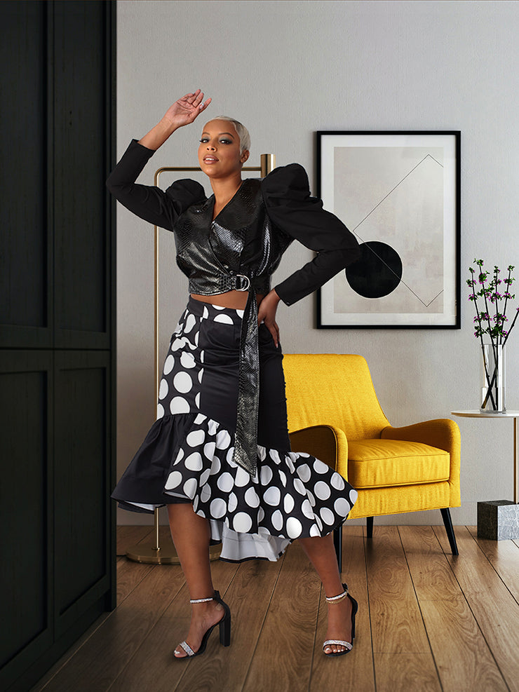 Olive Peplum Jacket – Chars Boutique